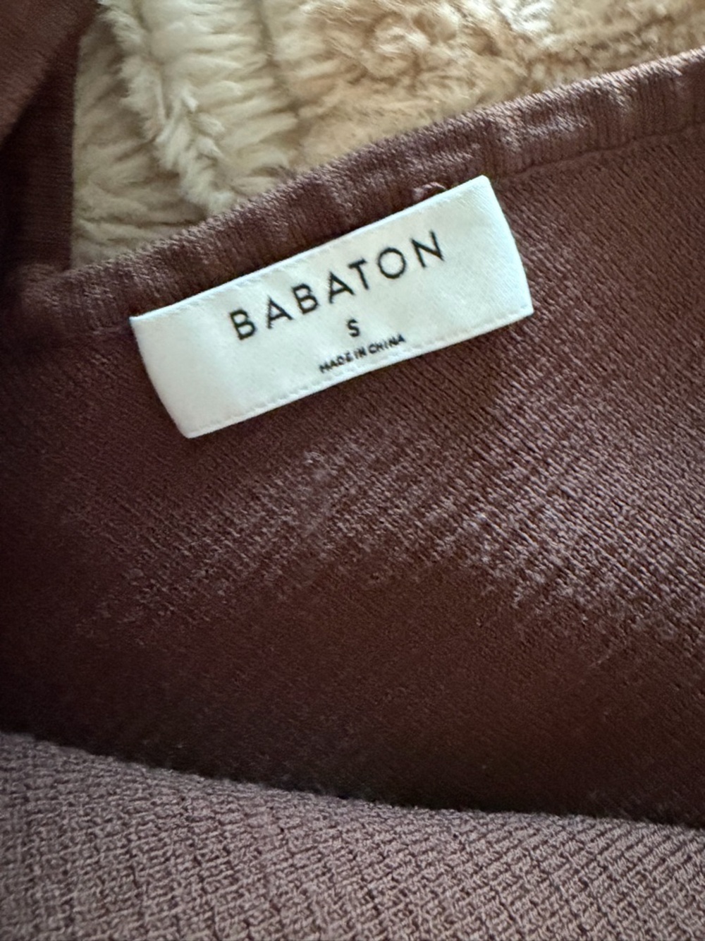 V-Neck Ribbed Tank Top - Brown - Picture 2 of 2